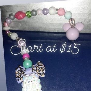 Handmade binky holder